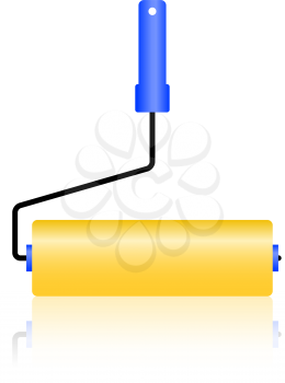Royalty Free Clipart Image of a Paint Roller