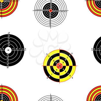 Royalty Free Clipart Image of a Target Background
