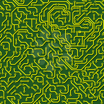 Royalty Free Photo of a Computer Circuit Board