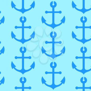 Royalty Free Clipart Image of an Anchor Background 