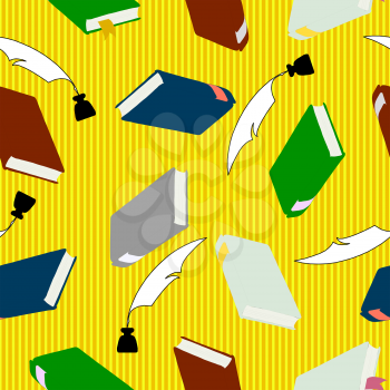 Royalty Free Clipart Image of A Bunch of Books