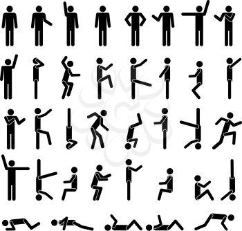 Royalty Free Clipart Image of a Bunch of People