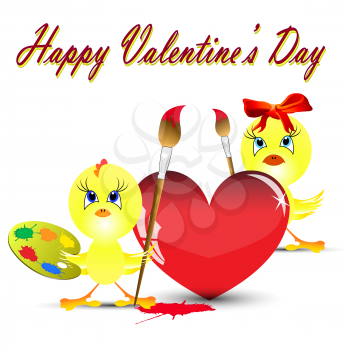 Royalty Free Clipart Image of a Valentine's Day Background