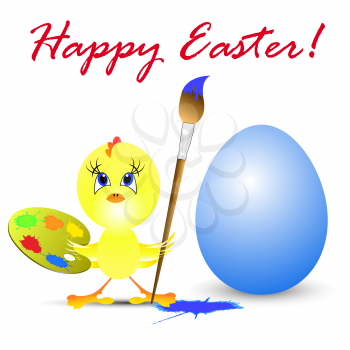 Royalty Free Clipart Image of an Easter Background