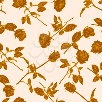 Royalty Free Clipart Image of a Rose Background