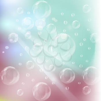 Royalty Free Clipart Image of Bubbles