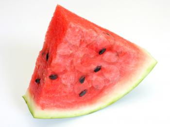  Sweet sliced watermelon with dry stem cut food