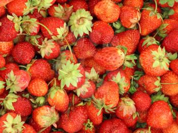  background of fresh, delicious strawberries