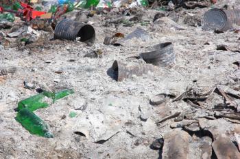 City dump: the demonstration of environmental problems