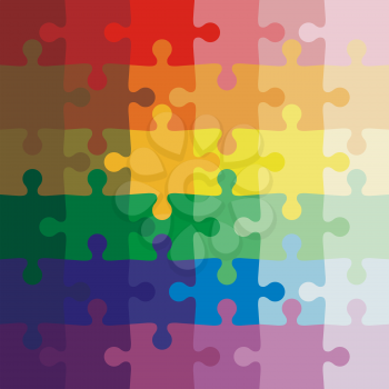Color background Vector Illustration jigsaw puzzle.