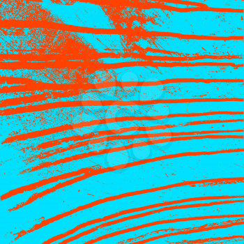 Texture  blue  wall with bloody red stains. Vector illustration.