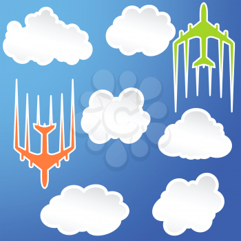 Flying airplane Airliner jet transport icon illustration.