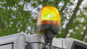 Light signal on special equipment orange light siren