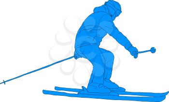 Sketches silhouettes snowboarders on white background illustration.