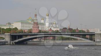 MOSCOW - Jule 24 2019: Moscow Red square. St Basils cathedral and Spasskaya tower on Jule 24, 2019 in Moscow, Russia.