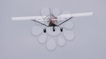 Small airplane for chemical field processing work.