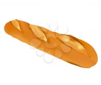 Royalty Free Clipart Image of a Baguette