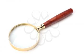hand magnifier isolated on white background