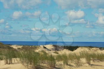Beautiful Baltic Sea sand beach