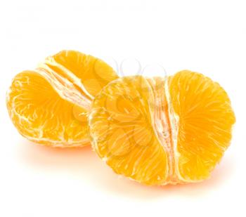Tangerine isolated on white background