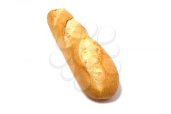 baguette isolated on white