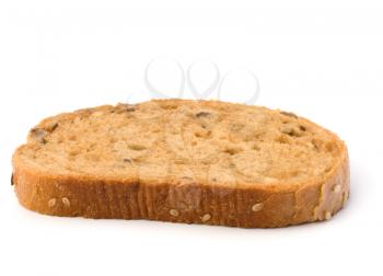 Healthy grain bread  isolated on white background