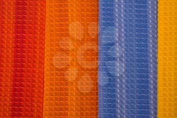 Colourful honeycomb textile background