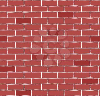 Royalty Free Clipart Image of a Seamless Brick Wall