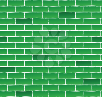 Royalty Free Clipart Image of a Seamless Brick Wall