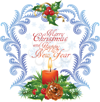 Royalty Free Clipart Image of a Greeting Card