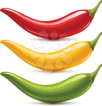 Royalty Free Clipart Image of a Peppers