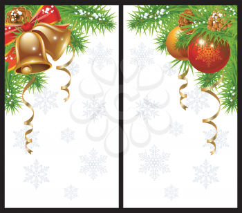 Royalty Free Clipart Image of a Christmas Borders