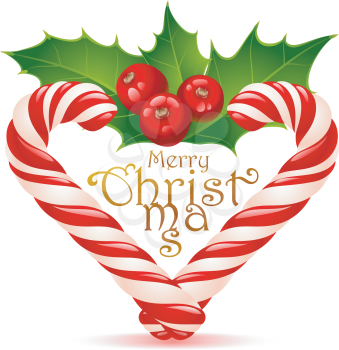 Royalty Free Clipart Image of a Christmas Greeting
