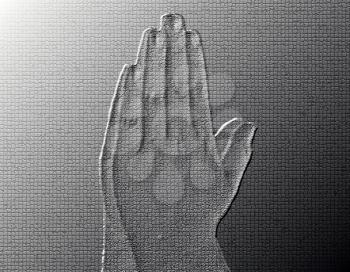Royalty Free Photo of Praying Hands