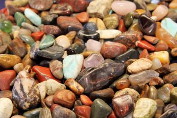 Royalty Free Photo of a Pile of Semi Precious Stones