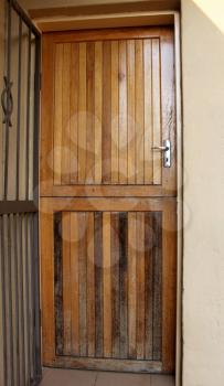 Royalty Free Photo of a Wood Door