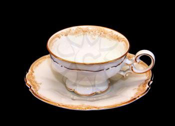 Royalty Free Photo of an Expensive Teacup and Saucer