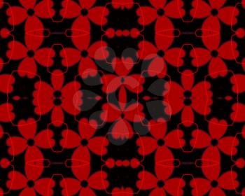 Special pattern Background Red Hearts motif