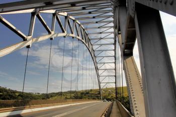 Close-up Picture of the Arch Bridge Over Mtamvuma River
