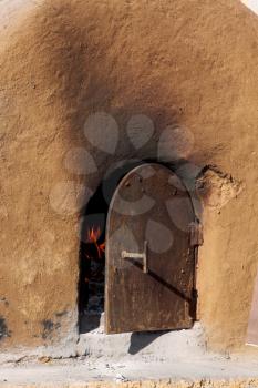 Historic Outdoor Wood Burning Clay Bread Oven     