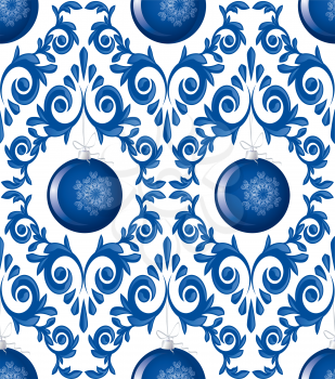 Royalty Free Clipart Image of an Ornament Background
