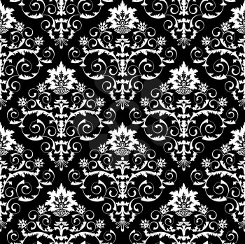 Royalty Free Clipart Image of a Victorian Black Background