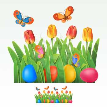 Royalty Free Clipart Image of an Easter Egg Header