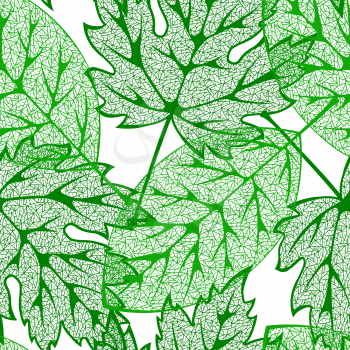 Seamless pattern from  summer leaves(can be repeated and scaled in any size)