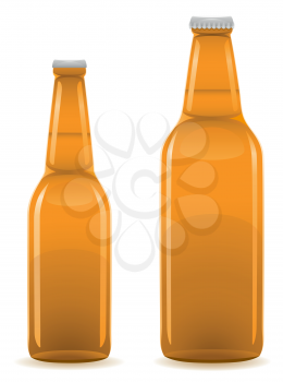 Royalty Free Clipart Image of a=Beer Bottles