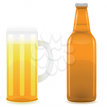 Royalty Free Clipart Image of Alcoholic Beverages