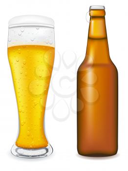 Royalty Free Clipart Image of Beers