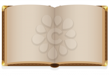 Royalty Free Clipart Image of an Old Book