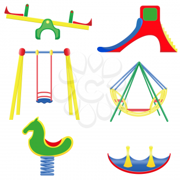 Royalty Free Clipart Image of Park Equipment