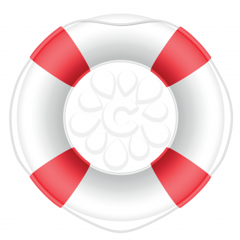 Royalty Free Clipart Image of a Lifebuoy 